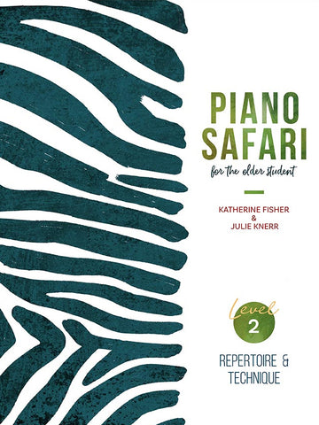 DAMAGED - Piano Safari for the Older Beginner - Level 2 Repertoire & Technique